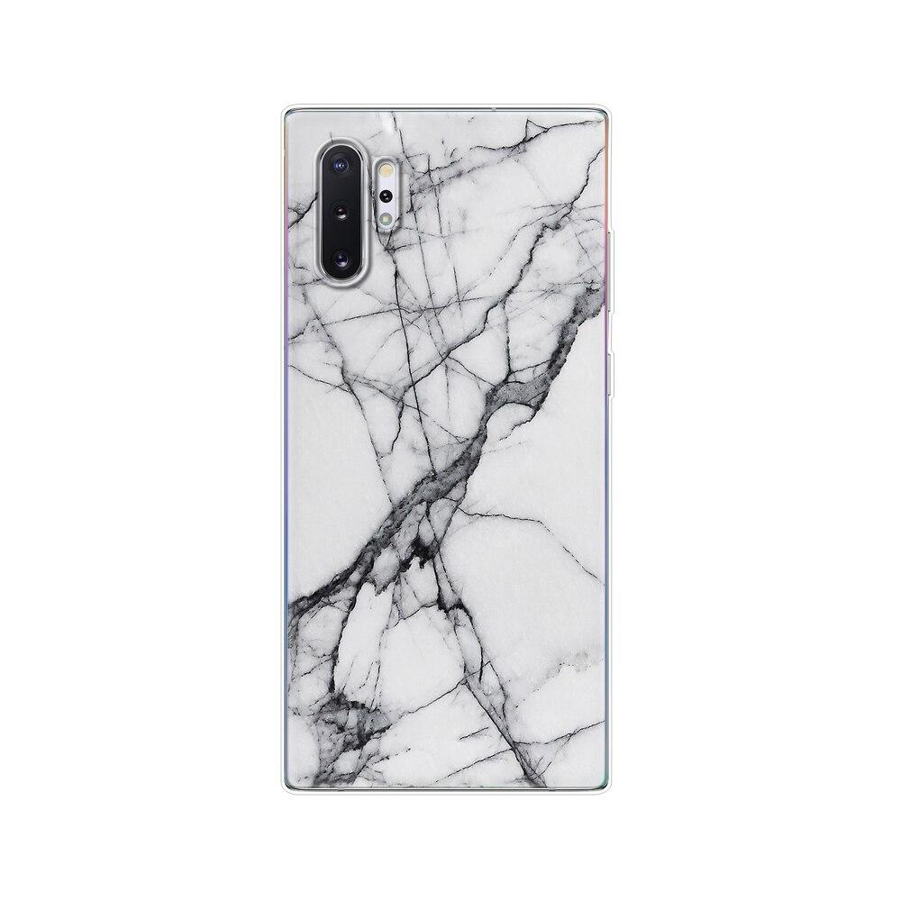 Silikonový kryt na telefon Pro Samsung Galaxy Note 10 Note10 Pouzdro Měkký TPU Zadní kryt Pro Samsung Note 10 plus fundas Coque nárazník