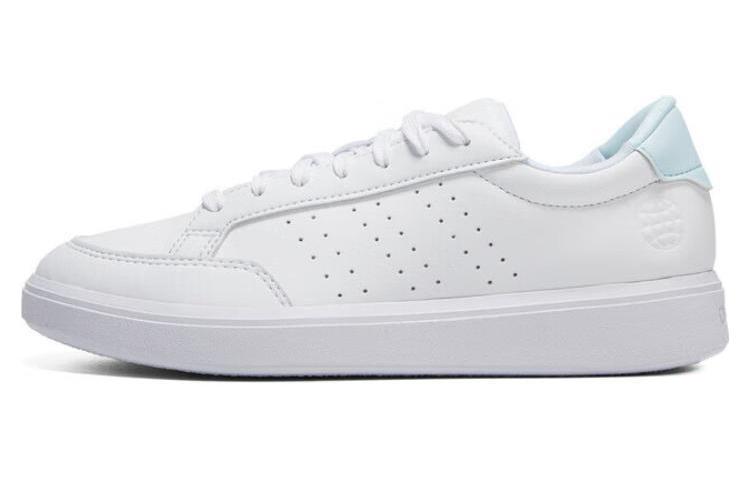 Adidas Nova Court Lifestyle Vegan Shoes White Almost Blue Women s GX1760 36