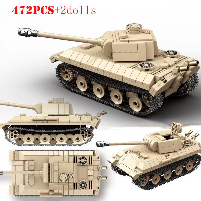 Militārie Otrā Pasaules Kara Panther PzKpfw