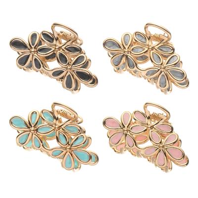 Elegant Non Slip Flower Gorgeous Ornament Styling Tools Hair Claw Hair Clips Hair Accessories