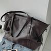Large Sized Tote Bags for Women Soft PU Leather Pure Color Large Capacity Shopper Shoulder Crossbody Bag Quality Handbags