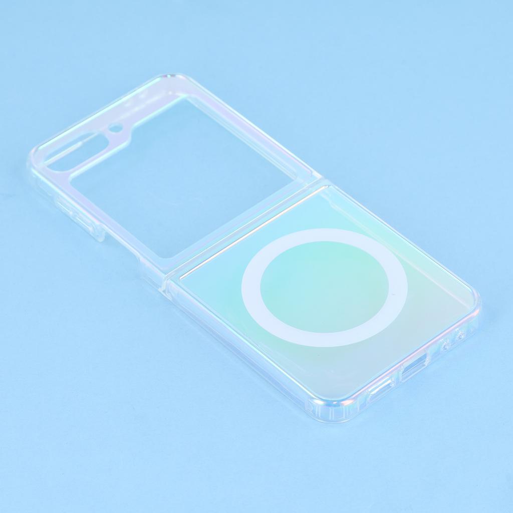For Samsung Galaxy Z Flip6 5G Case Compatible with MagSafe Acrylic+TPU Gradient Phone Cover