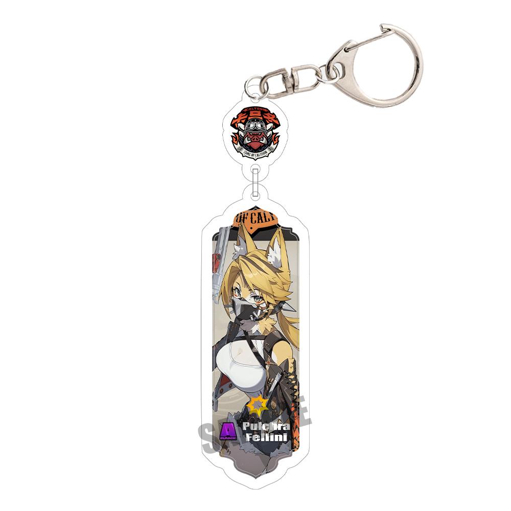 Game Zenless Zone Zero Acrylic Keychain Aria Cissia Nangong Yu Backpack Keyring Pendant Belle Nicole Demara Decorative Ornament