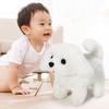 Electronic Dog Robot Lifelike Walking Barking Wagging Tail Puppy Plush Cute