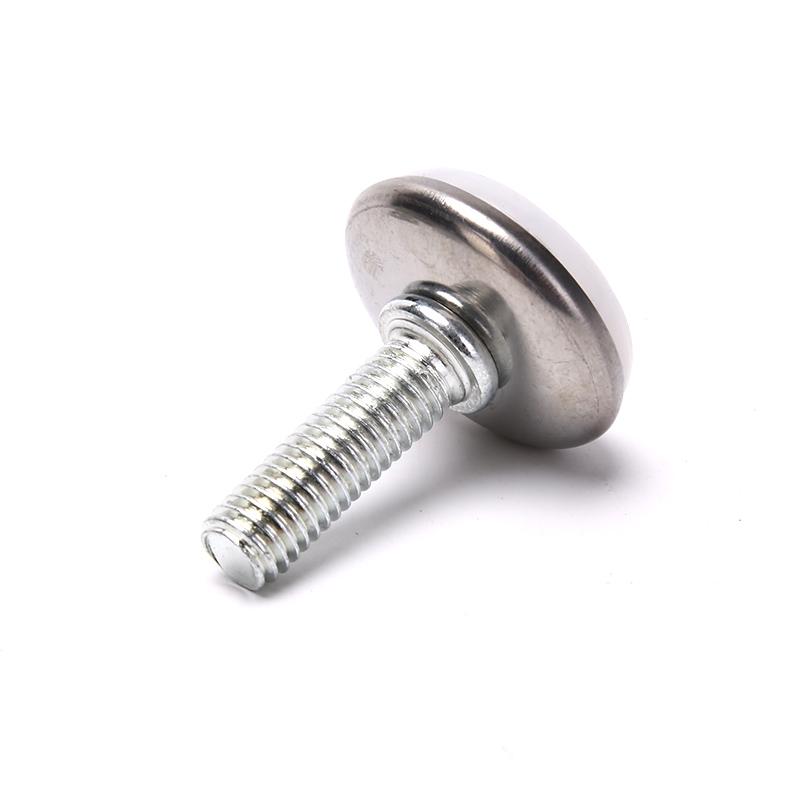 4 buc. M6 M8 15/20/25Mm Picioare de mobilier din oțel reglabil pentru masă de bază anti-alunecare