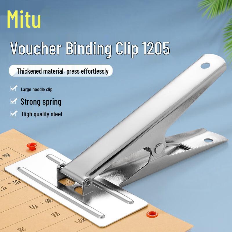 Extra Large Heavy-Duty Accounting Document Clip