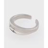 Paul Smith Double Ring Motif Open Ring Japanese Craftsmanship Men's Fashion Jewelry Size 17 Made in Japan