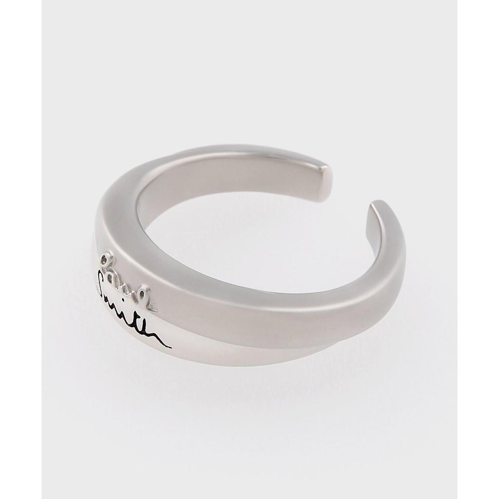 Paul Smith Double Ring Motif Open Ring Japanese Craftsmanship Men's Fashion Jewelry Size 17 Made in Japan