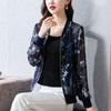 Women's Chiffon Printed Sun Protection Long Sleeve Air Conditioning Shirt - 2025 Summer Petite Thin Jacket