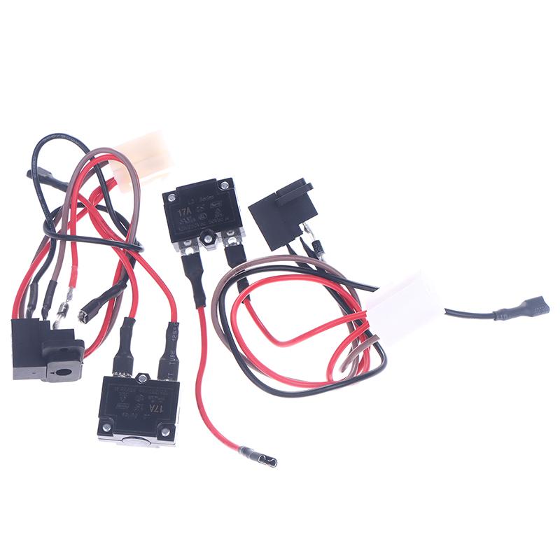 (YY)1 Pezzo Foro di Ricarica a 2/3 Pin Per Veicolo Elettrico per Bambini 6V 12V 24V Per Caricabatterie Veicolo Elettrico per Bambini Presa Striscia Cavo