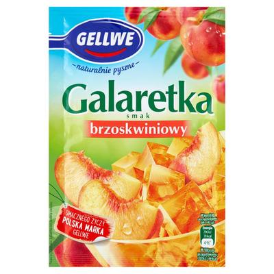 Gellwe Peach Flavored Jelly 72 G