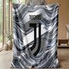 Juventus FC Theme Blanket Soft Flannel Blanket Plush Throw Blanket Cozy Sofa Bed Blanket for Home Decor