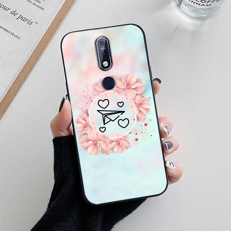 Pentru Nokia 5.1 Plus Carcasă Modă Silicon Moale Carcase Spate pentru Nokia 3.1 7.1 Husa Telefon etui Fundas Coajă Drăguță