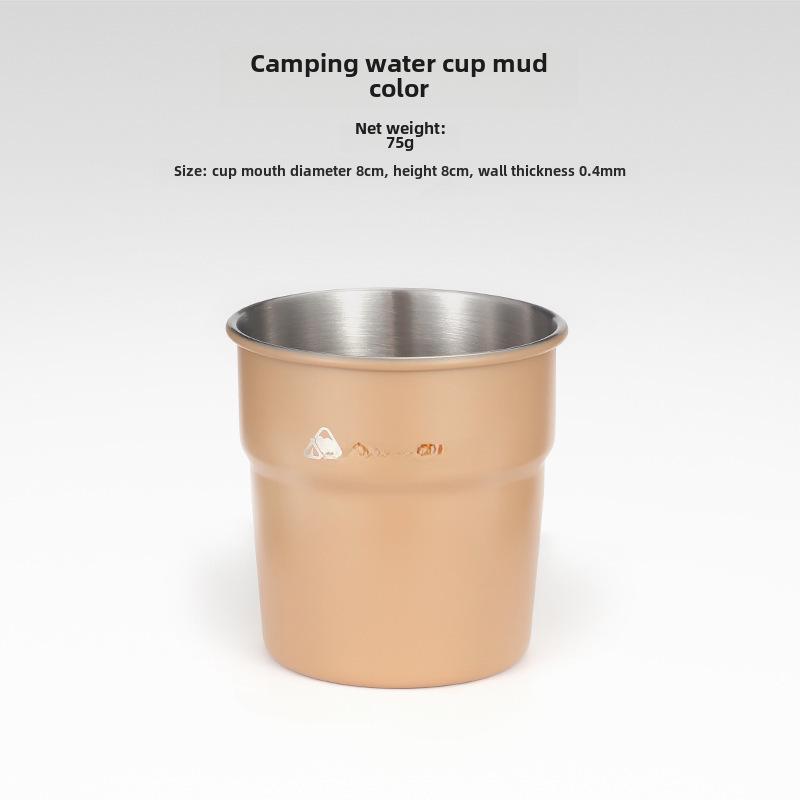 Mehrzweckbecher aus Edelstahl für den Außenbereich zum Campen, für Bier, Kaffee, Wasser und Getränke