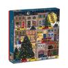 Winter Christmas Street Scene Pattern Puzzle Toy For Adults Diy Home Decor