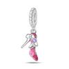 S925 Silver Pink Aesthetic DIY Bracelet Kit With 925 Silver Charms Beads And Pendants For Girls