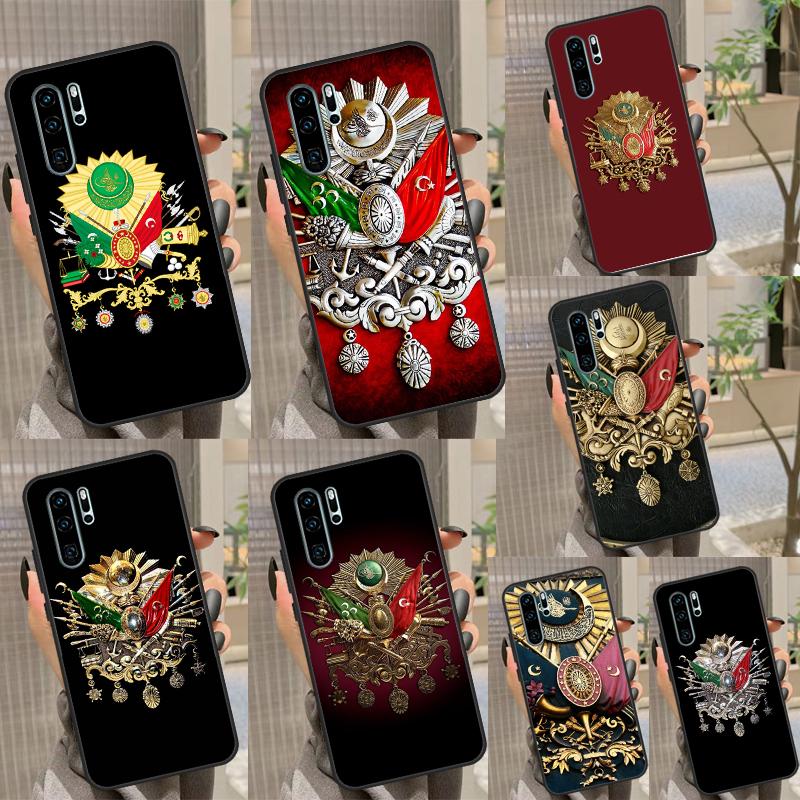 Ottoman Empire Coat Of Arms Case For Huawei Nova Y90 Y70 Y61 Y60 5T Nova 9 10 SE 3i 7i 8i 11i P40 P30 Lite P60 Pro Case