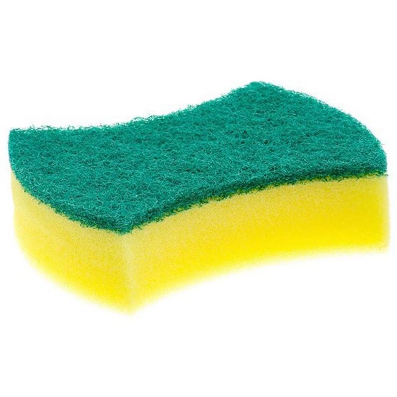 Double-Sided Dishwashing Sponge Scrubber
