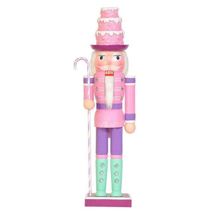 

Holiday Themed Nutcrackers Figure With White Hat And Boot 15inch Wood Seasonal Home Accent Piece