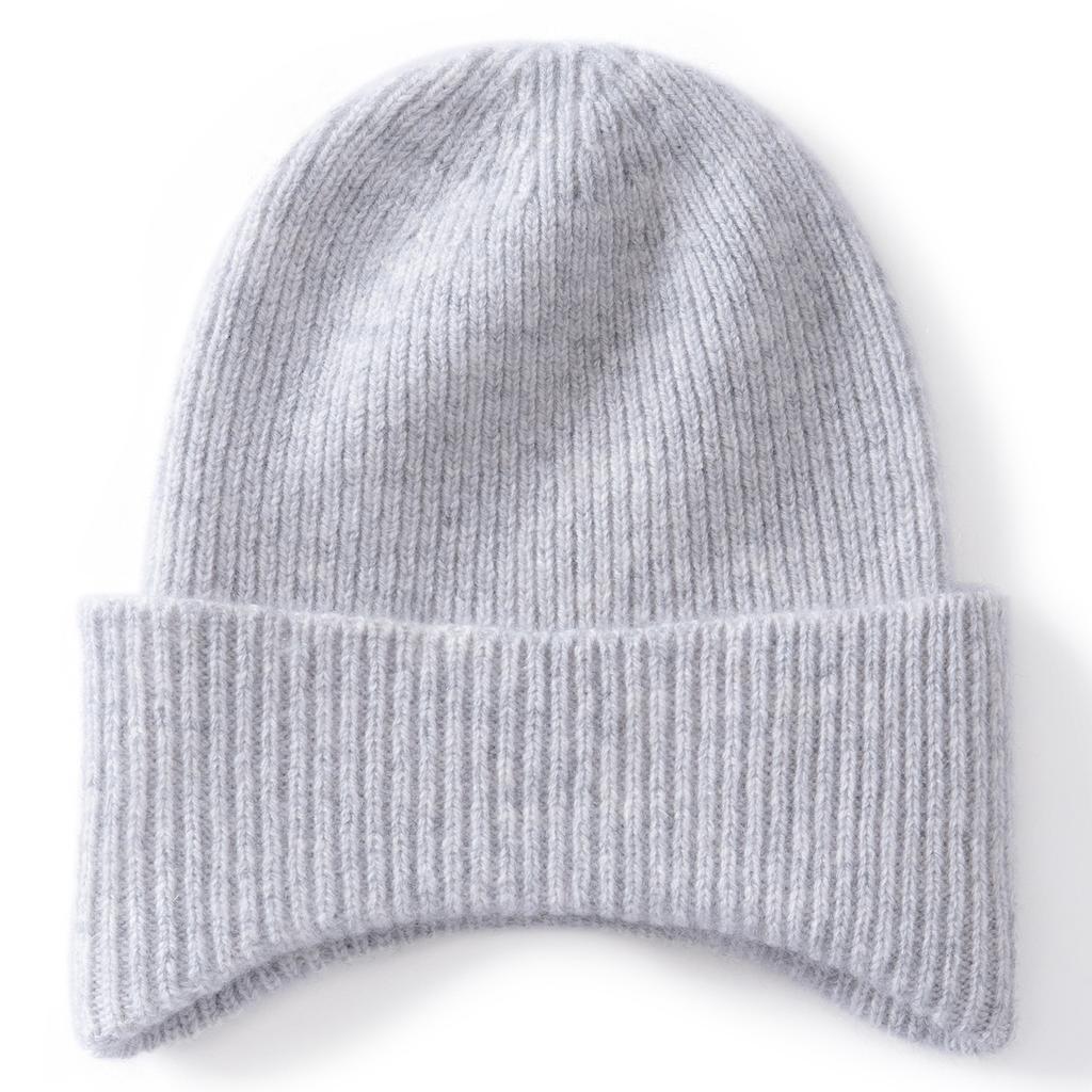 Pure Cashmere Children's Winter Hat Pullover Hat Versatile Hat Women's Knitted Hat Warm Wool Hat