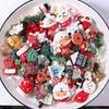 Yiwu Insheen Craft's Hot Sale Xmas Holiday Theme Flatback Resin Charm DIY Hanging Decorations 100 Pcs Per Bag for Souvenirs