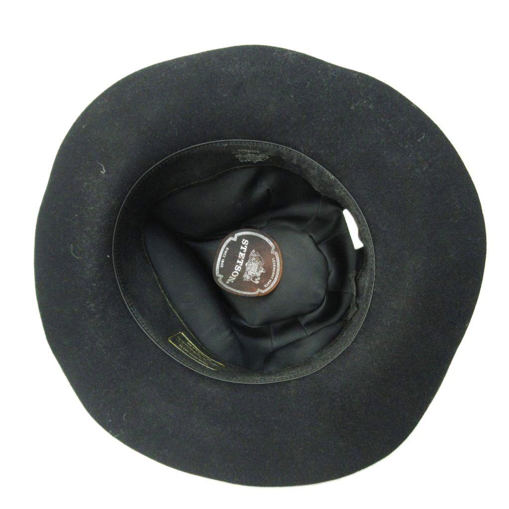 Used NEIGHBORHOOD x Stetson STETSON Collaboration Hat Wool Ribbon S Black 162CHSSN-HT01 1203
