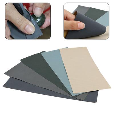 23*9.3cm Sandpaper Car Maintenance Excellent Flexible
