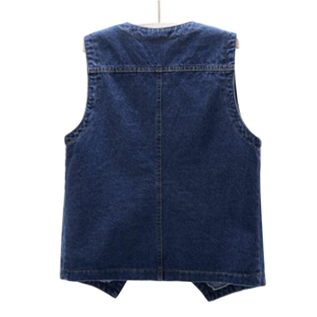Women's Korean Style Summer Sleeveless Loose Denim Vest