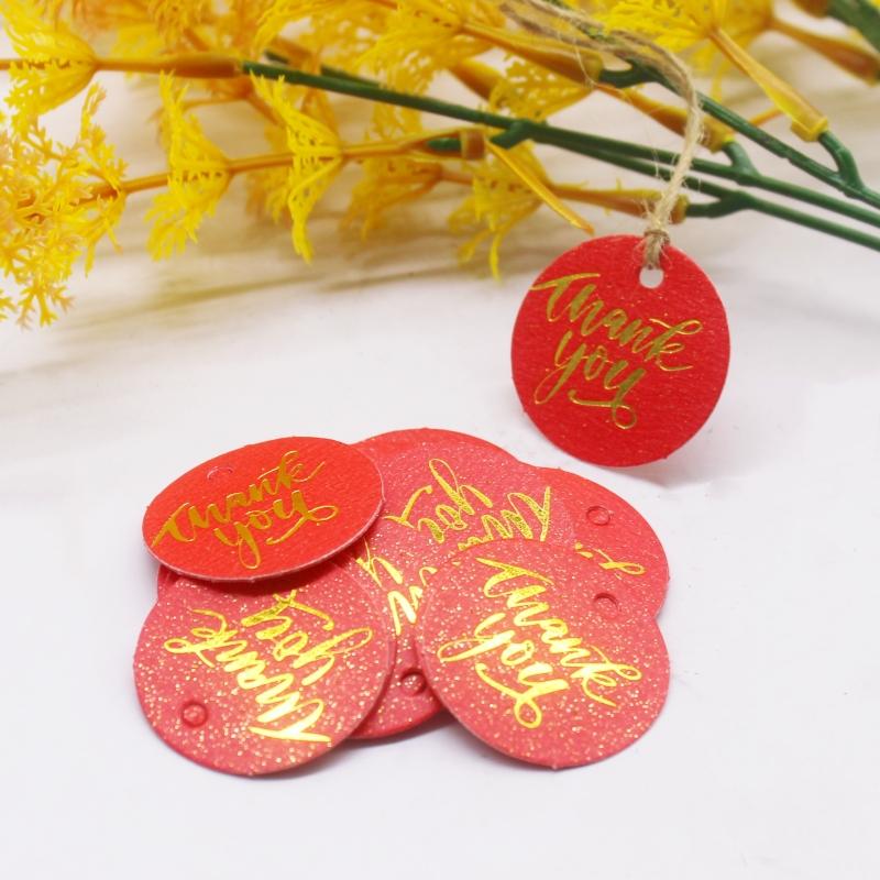 3cm round100TAG+ 20M STIRNG THANK YOU GIFTS TAG MERRY CHRISTMAS GIFTS TAG