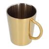300ml Water Cup with Handle 304 Stainless Steel Heat Insulation Coffee Mug for Office HomeGold