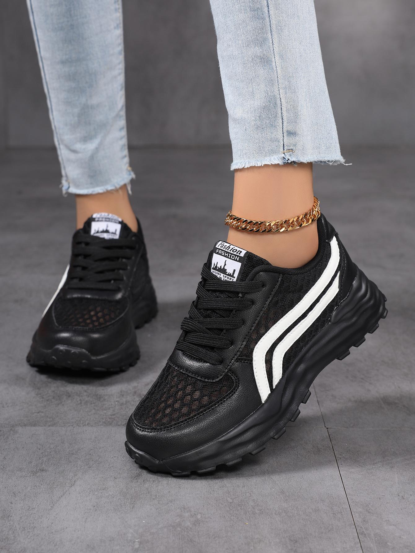 Женские кроссовки, кроссовки, теннис, спортивная обувь на открытом воздухе, кроссовки, спортивная обувь 35 чёрный