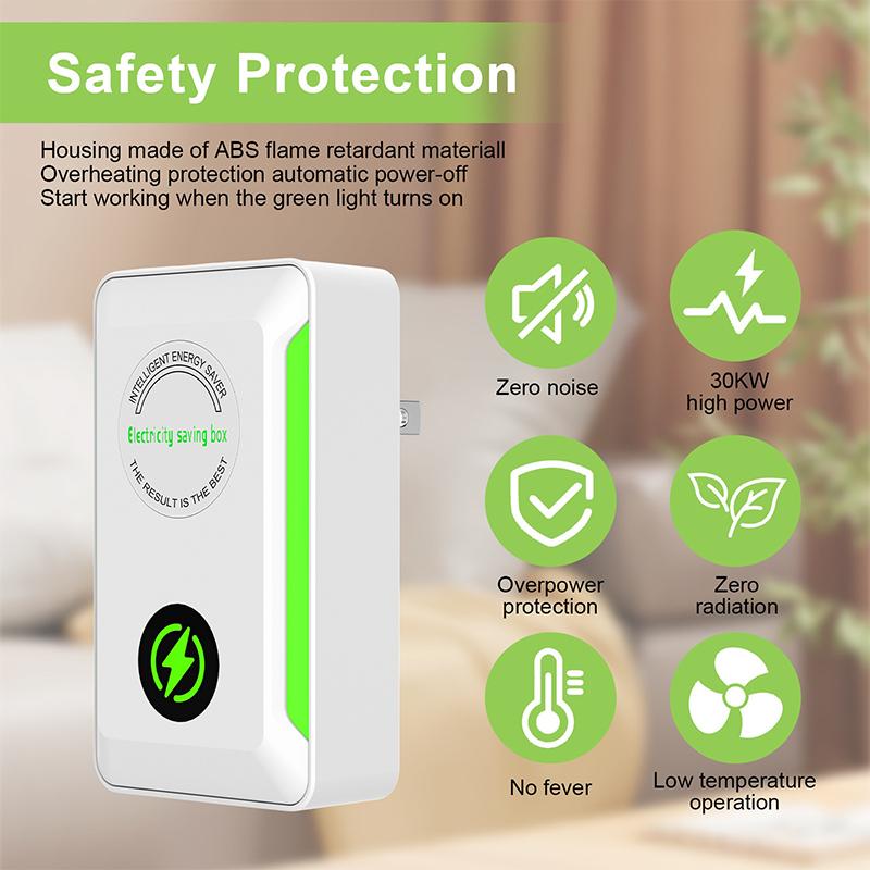Portable Electricity Saving Box Electric Energy Saver Smart Power Saver Us/Eu Plug Socket Adapter For Cost Reducing Office Home