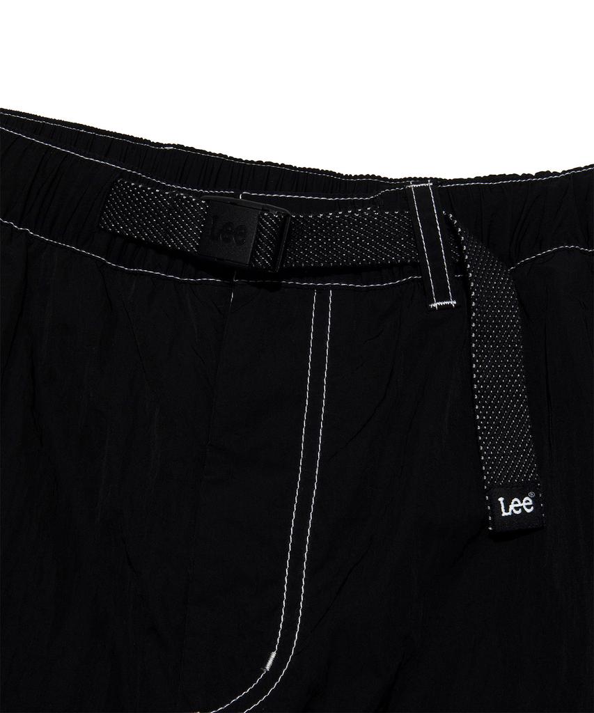 LEE Webbing Belt Parachute Pants Black