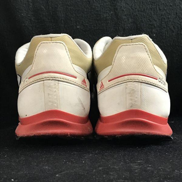 adidas ADIZERO Light Dial Golf Shoes Size 25.0 White Soft Spike Trainers(USED)