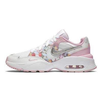 Air Max Fusion Synthetic Leather Retro Mesh Low Top Kids Running Shoes Kids Running Shoes Pink White CN8568-100