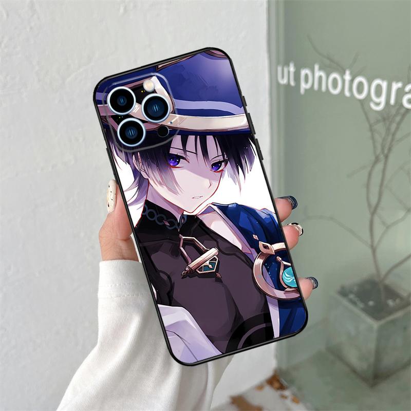 Genshin Impact Wanderer For iPhone 16 15 14 13 12 11 Pro Max X XS Max XR Plus Phone Case Accessories