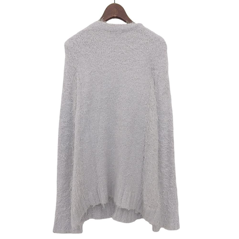 LAD MUSICIAN Men's Shaggy Knit Cardigan Top, Gray, Size 44, 2205-001 tops 44 grayUsed