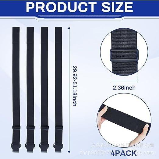 Trash Can Lid Lock  Garbage Strap Adjustable 76-130mm Outdoor Proof Trash Can Strap For Preventing Animals Squirrels Dogs Bears