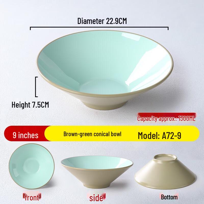 Nordic Style Commercial Melamine Noodle Soup Bowl