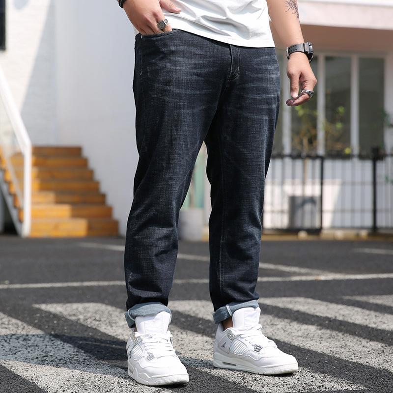 Autumn And Winter Plus Size Men 'S Jeans Casual Loose All -Match Jeans Pant Men