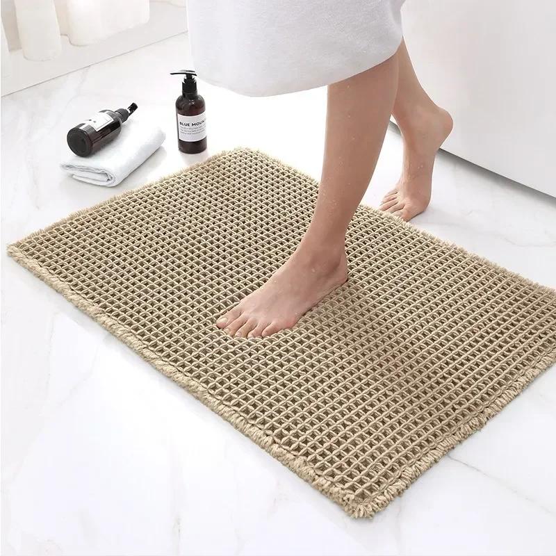 1PC Super Absorbent Floor Mat, Super Absorbent Bath Mat, Super Anti Slip Bathroom Mats, Door Mats, Superfiber, Home Indoor Rugs