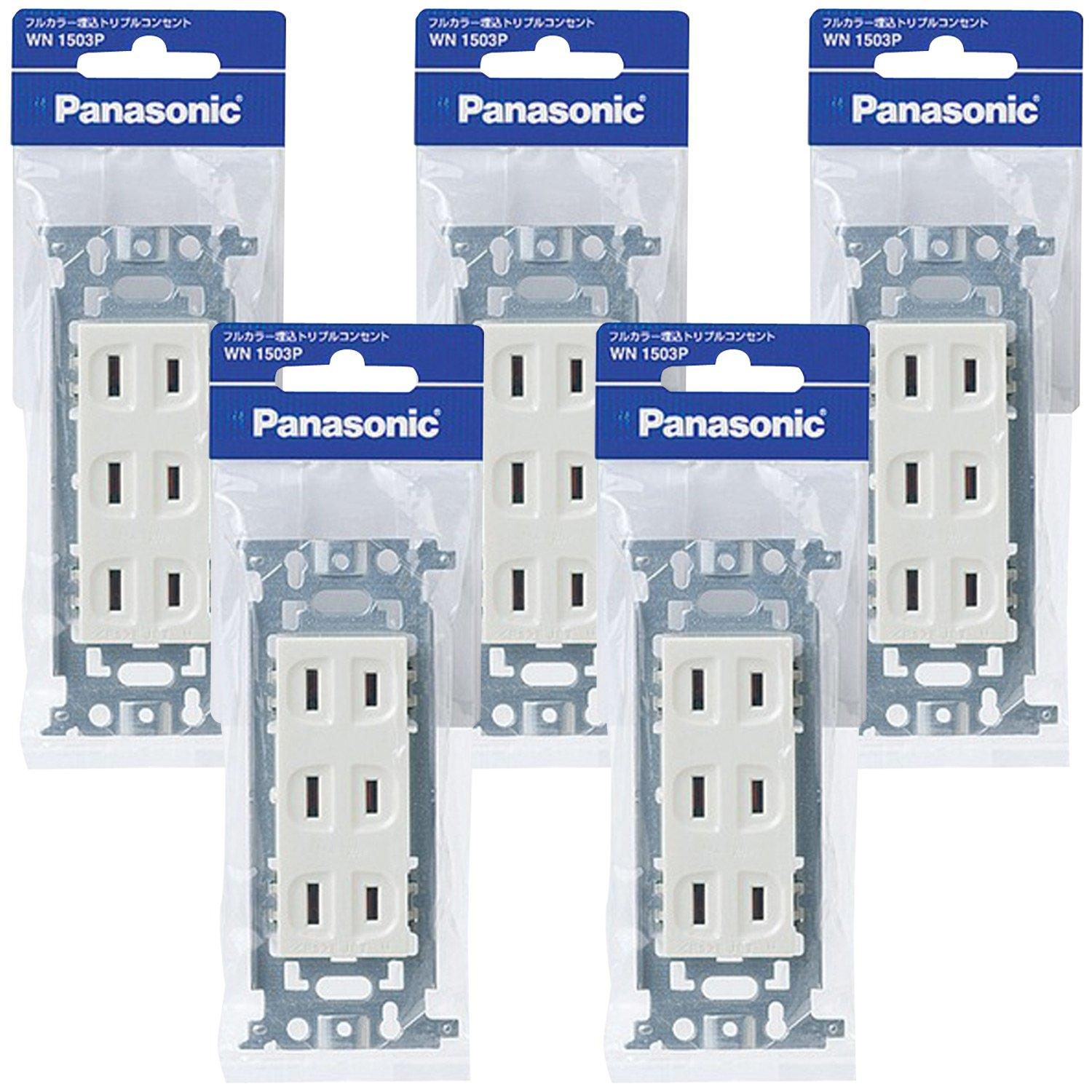 

Panasonic Full Color Triple WN1503P Packed Outlet/P [5 штук] [Оригінальний продукт]