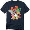 SPONGEBOB SQUAREPANTS THE WHOLE GANG Licensed Adult Graphic Tee Shirt SM-5XL