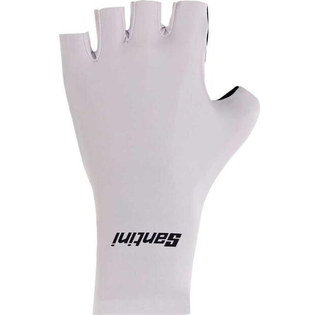 Santini Madss Aero Cycling Gloves (white)