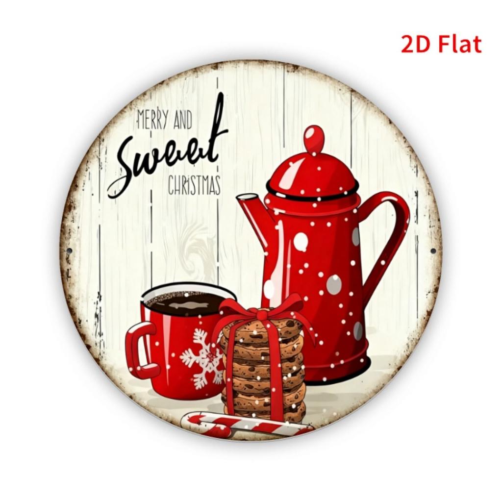 2D Flat Metal Wall Sign Decor