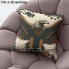 Vintage Eagle Print Cushion Covers Pattern Cushion Cover Suitable for Sofa Bedroom Car Pillow Cover