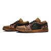 Air Jordan 1 Tênis de Basquete Vintage Masculino Cano Baixo Preto/Marrom/Umbra/Verde HQ3603-201(Caixa Team80-S)