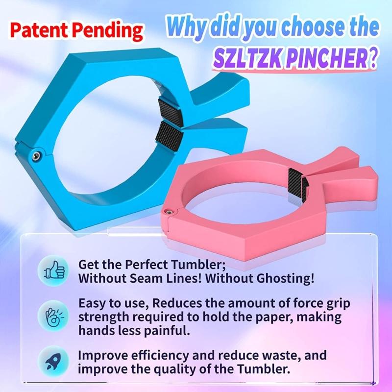 Sublimation Tumblers Pinch for 20Oz Sublimation Blank Tumblers Skinny Straight Tumblers Clamp Grip Tightening Tool