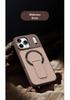 Magnetic Folding Stand iPhone 17 Case, Skin-Feel Matte Protective Cover for 16 Pro Max
