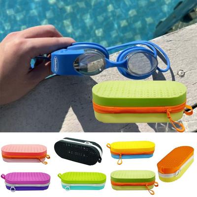 Caja de Gafas de Silicona Estuche Suave para Gafas de Miopía Soporte para Gafas Organizador de Gafas de Sol Estudiantes